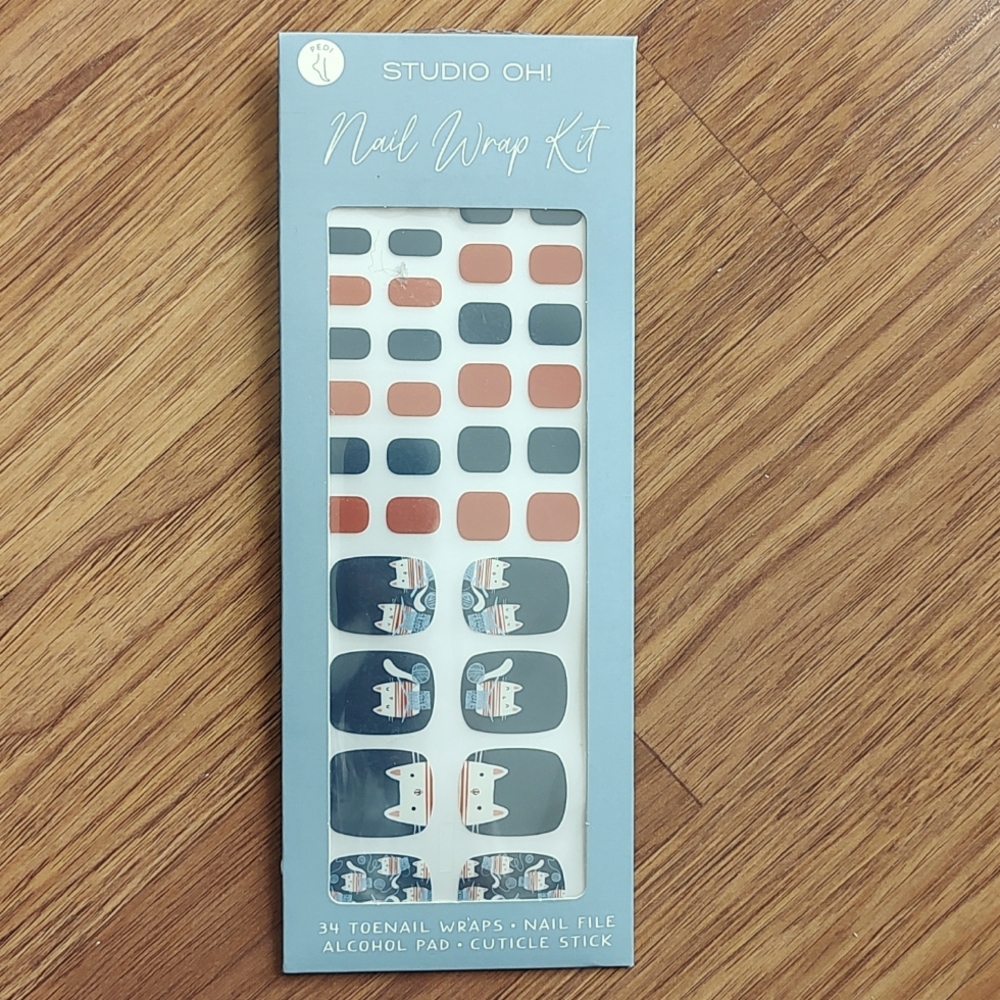 Studio Oh! Toenail nail strips cats